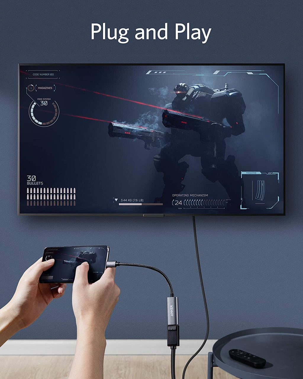 Adaptador Anker PowerExpand de USB-C a DisplayPort