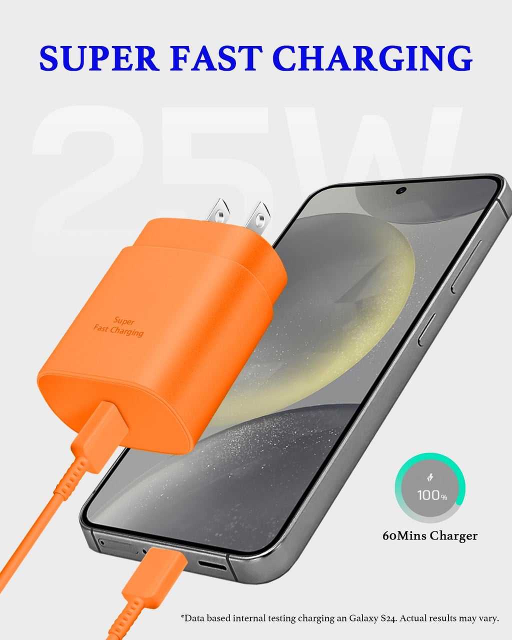 25W USB C Charger 2-Pack with 6FT Cable - PD3.0 Fast Charging