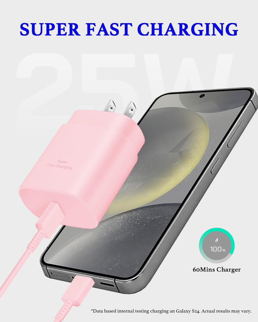 25W USB C Charger 2-Pack with 6FT Cable - PD3.0 Fast Charging