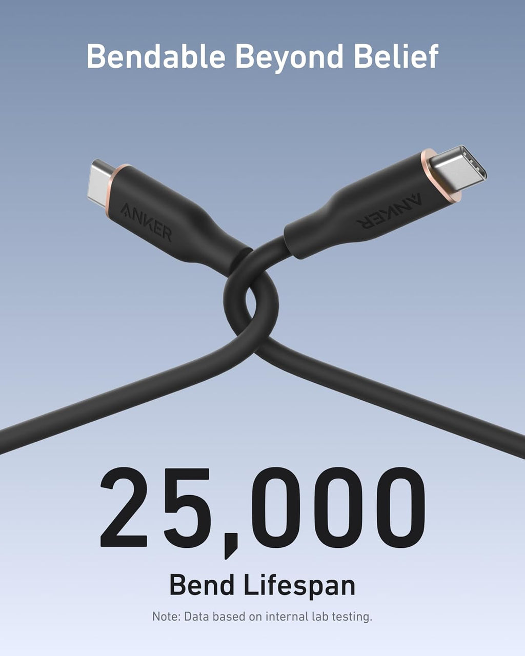 Silicone USB-C to USB-C Charging Cable