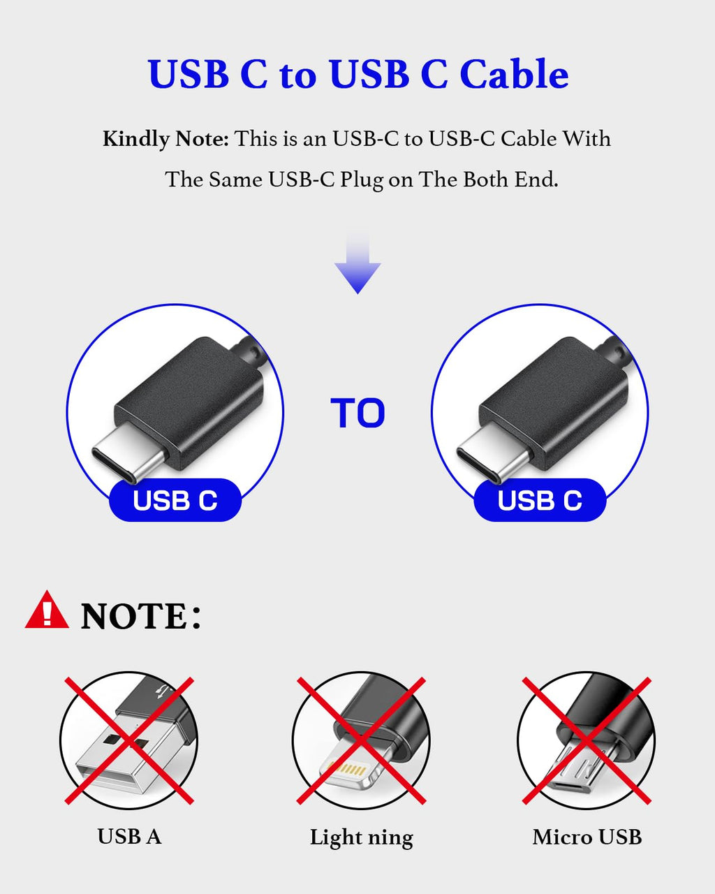 25W USB C Charger 2-Pack with 6FT Cable - PD3.0 Fast Charging