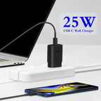 25W USB C Charger 2-Pack with 6FT Cable - PD3.0 Fast Charging