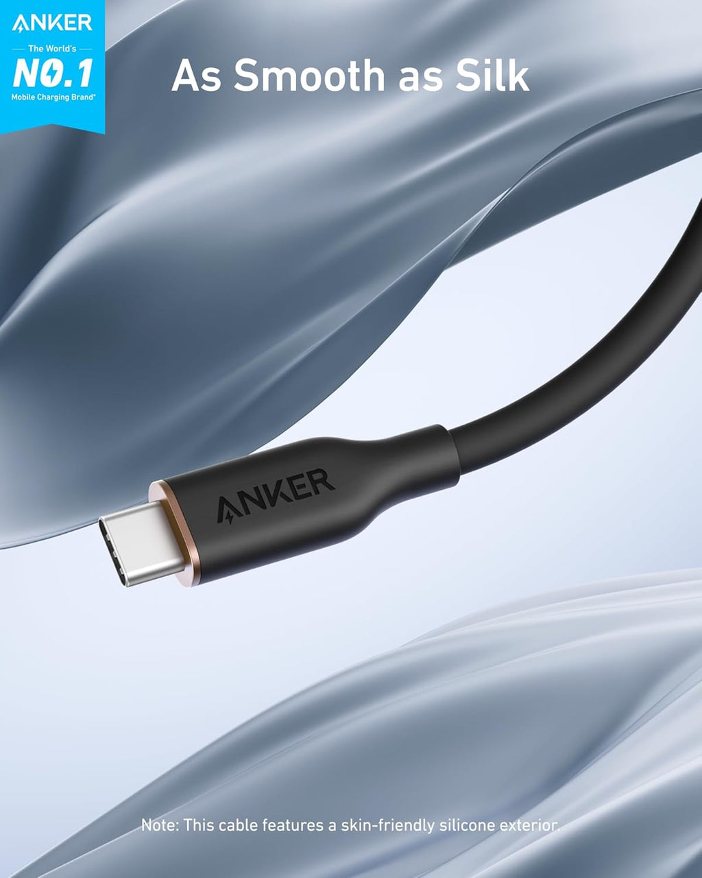 Silicone USB-C to USB-C Charging Cable