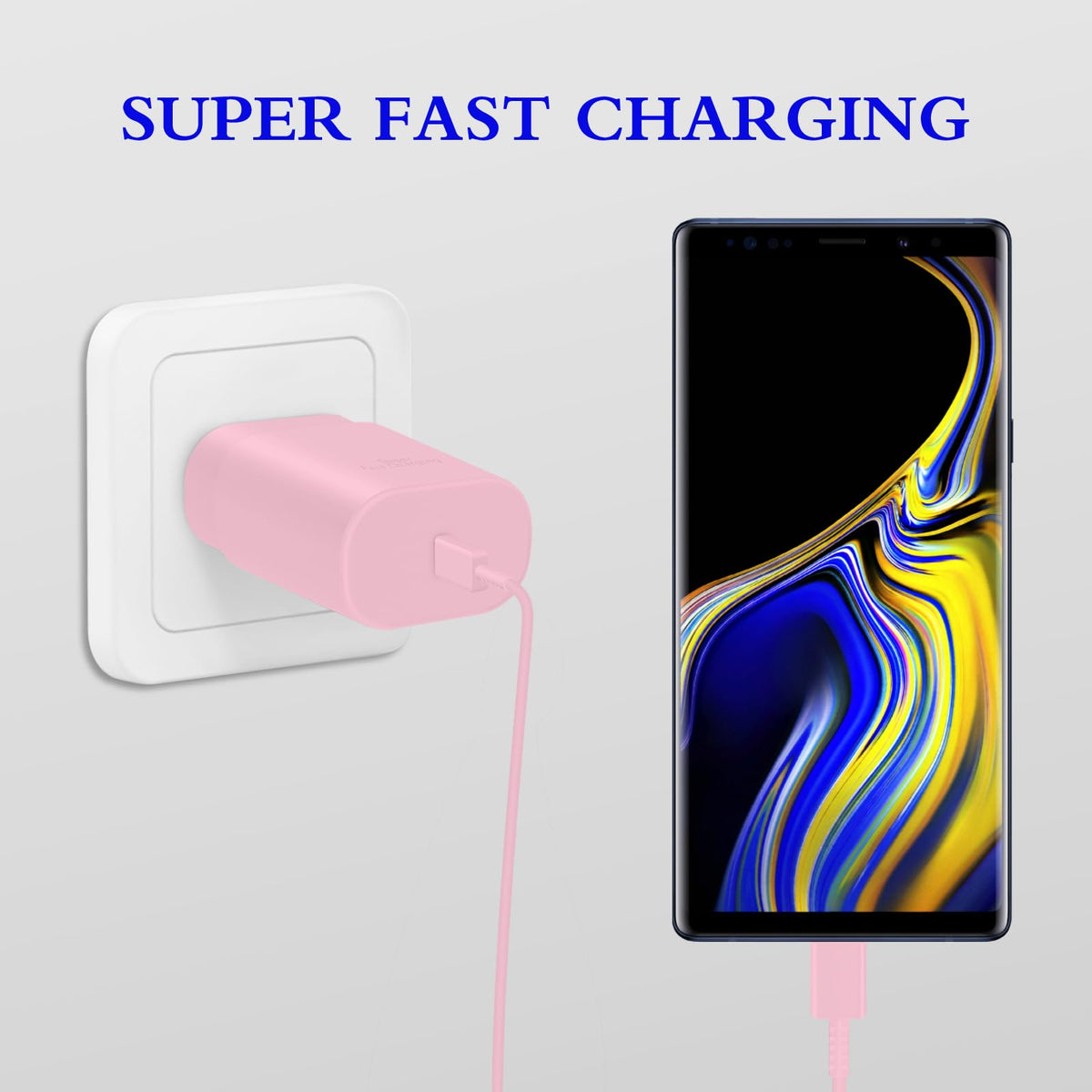 25W USB C Charger 2-Pack with 6FT Cable - PD3.0 Fast Charging
