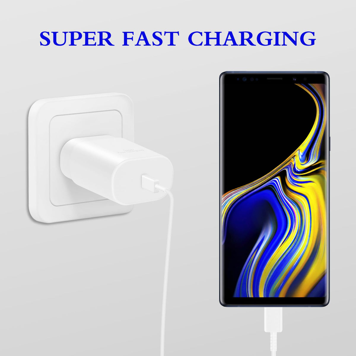 25W USB C Charger 2-Pack with 6FT Cable - PD3.0 Fast Charging