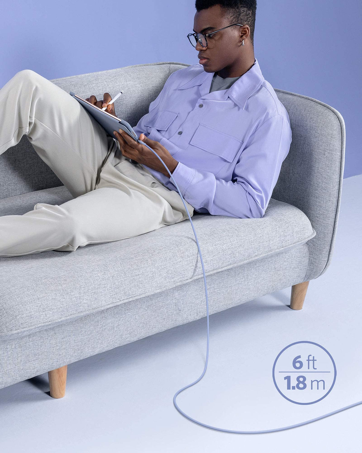Anker USB-C to Lightning Cable (Flow, Silicone)