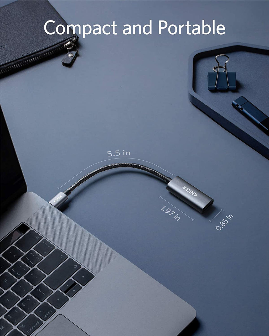 Adaptador Anker PowerExpand de USB-C a DisplayPort