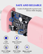 25W USB C Charger 2-Pack with 6FT Cable - PD3.0 Fast Charging