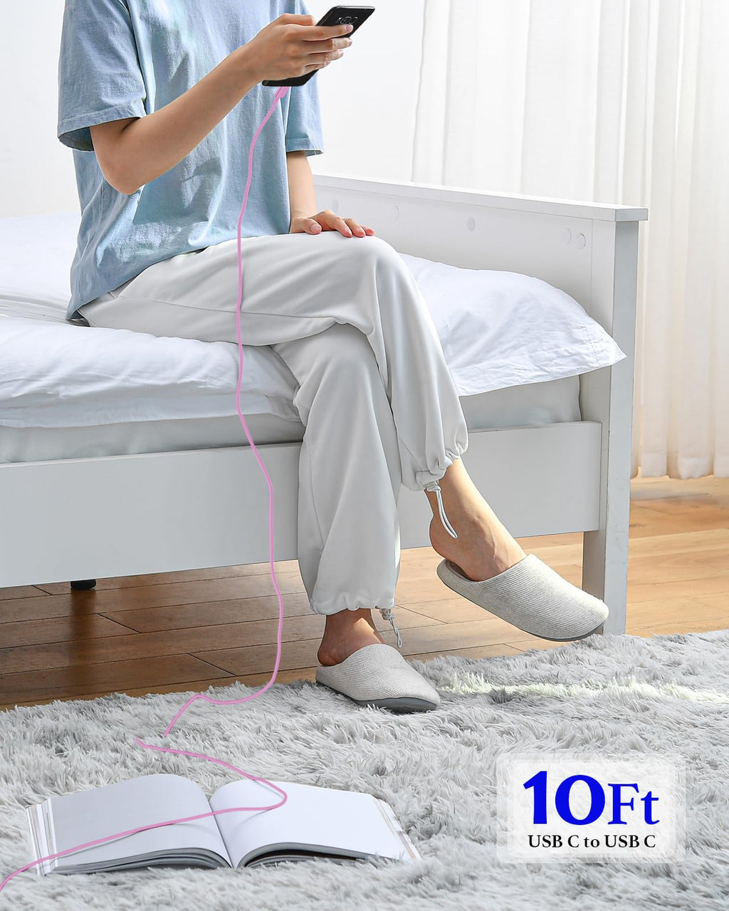 25W USB C Charger 2-Pack with 6FT Cable - PD3.0 Fast Charging