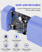 25W USB C Charger 2-Pack with 6FT Cable - PD3.0 Fast Charging