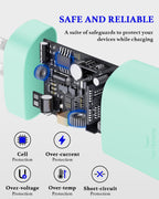 25W USB C Charger 2-Pack with 6FT Cable - PD3.0 Fast Charging