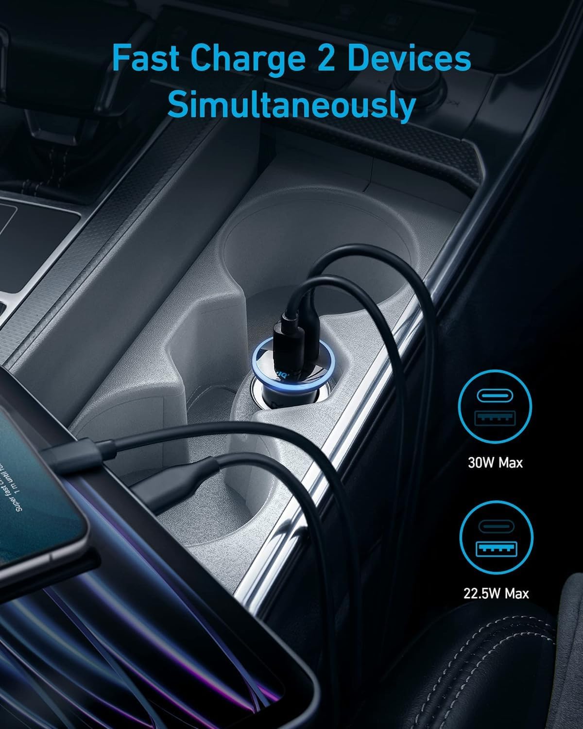 Anker 323 52.5W Car Charger