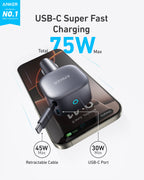 Anker Nano 75W Car Charger