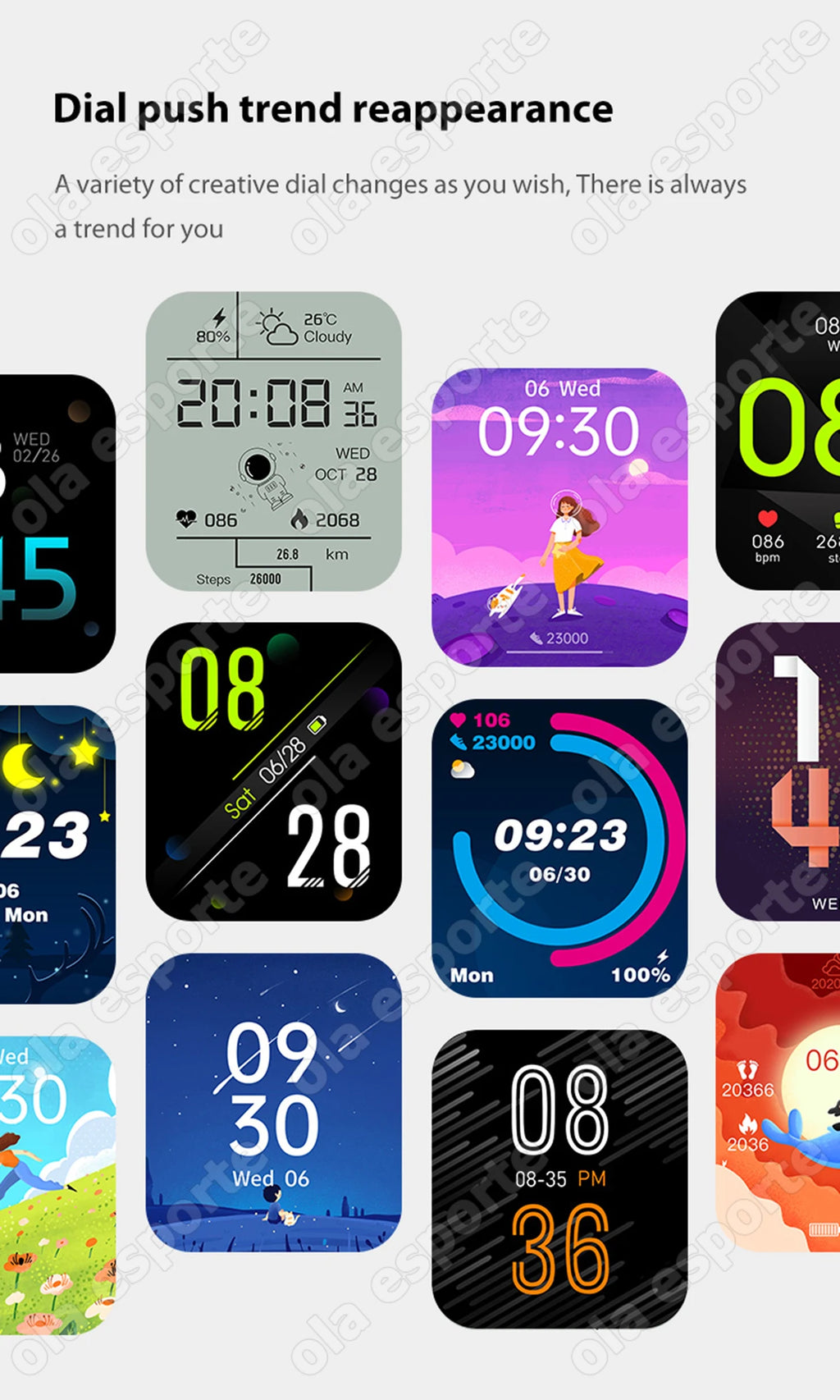 VIBESWAYY SmartFit™ HT30 Smartwatch