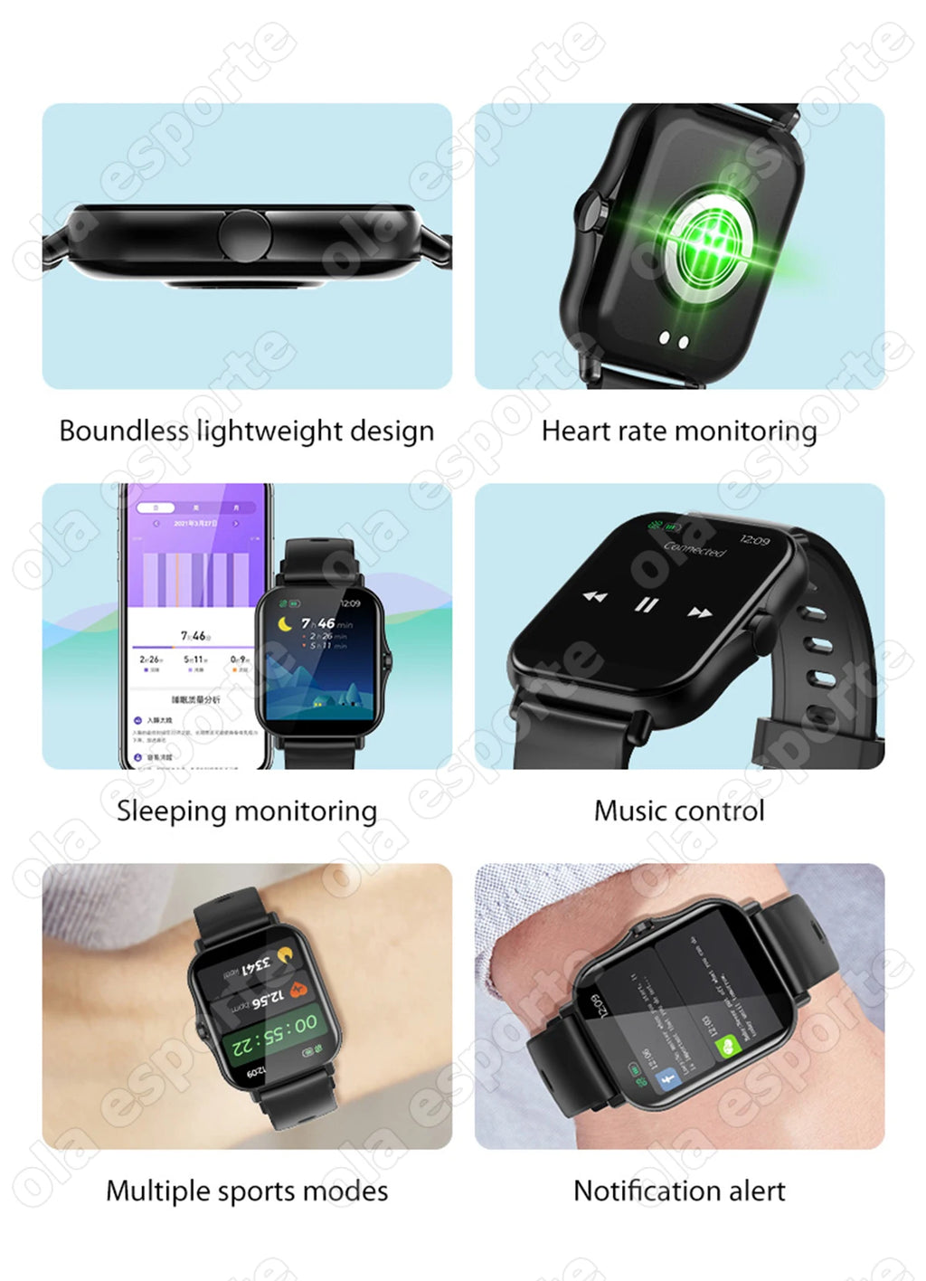 VIBESWAYY SmartFit™ HT30 Smartwatch