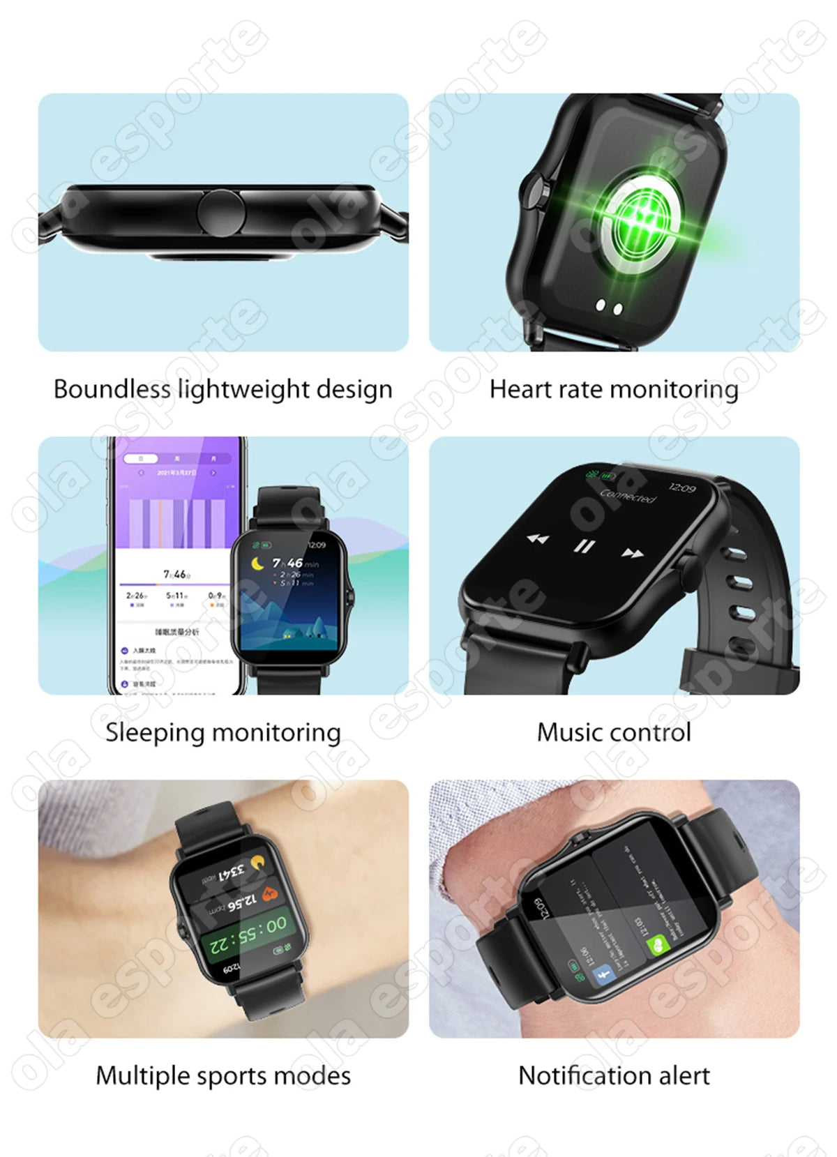 VIBESWAYY SmartFit™ HT30 Smartwatch