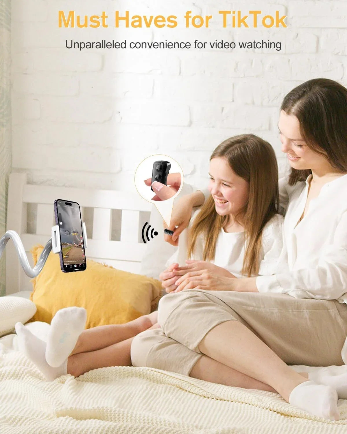 Bluetooth Remote Scrolling Ring for TikTok, Kindle & iOS