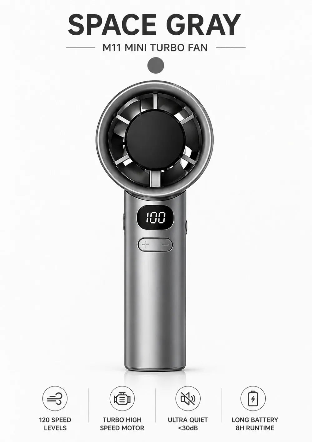 VIBESWAYY TurboBreeze™ Handheld Fan