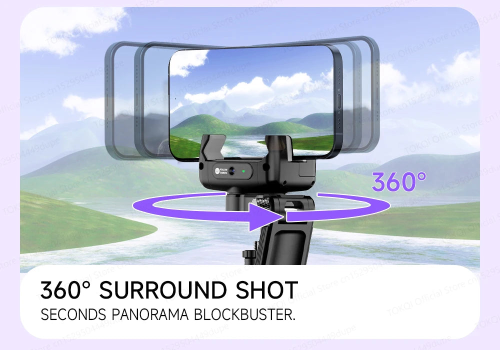AITrack 360 Handheld Smartphone Gimbal Stabilizer