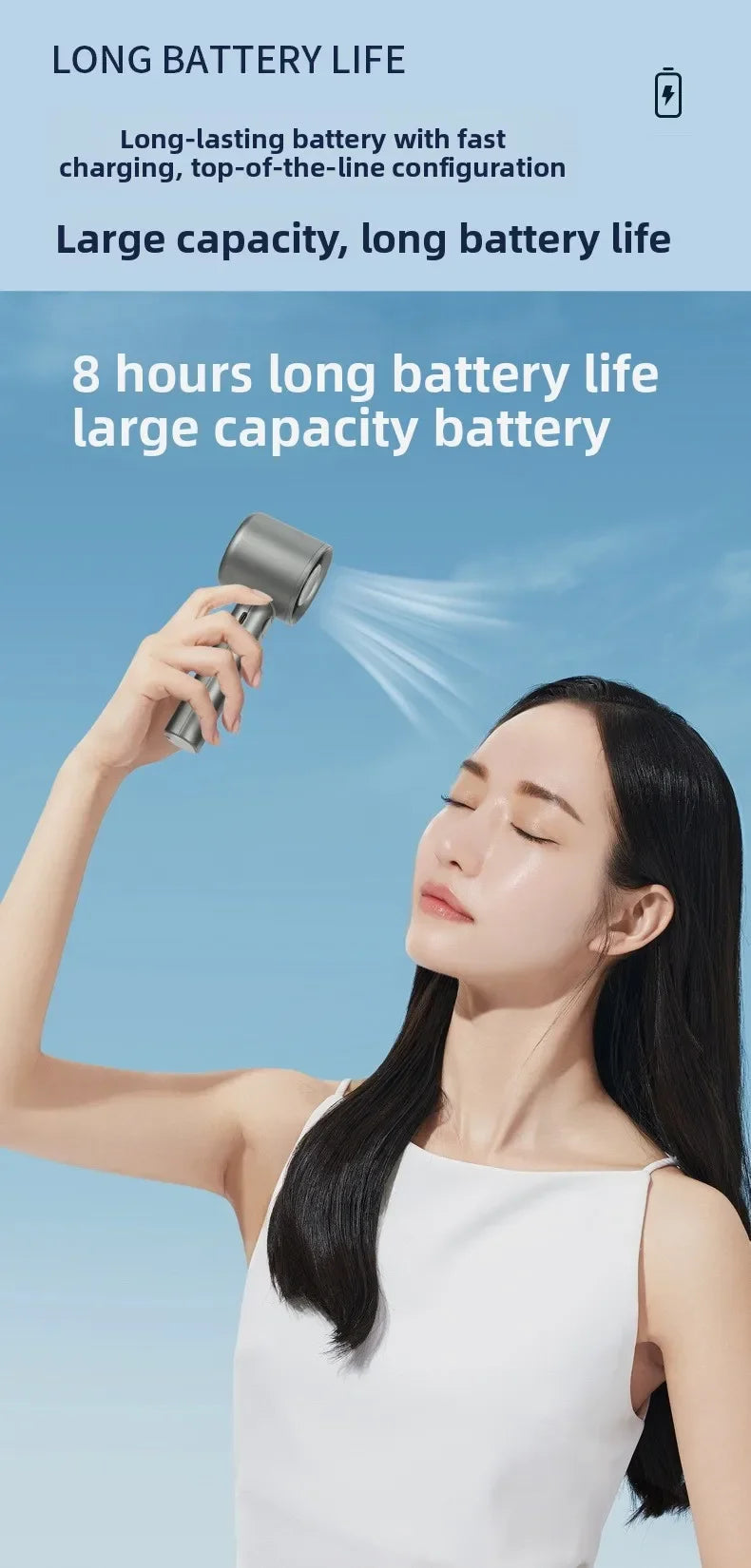 VIBESWAYY TurboBreeze™ Handheld Fan