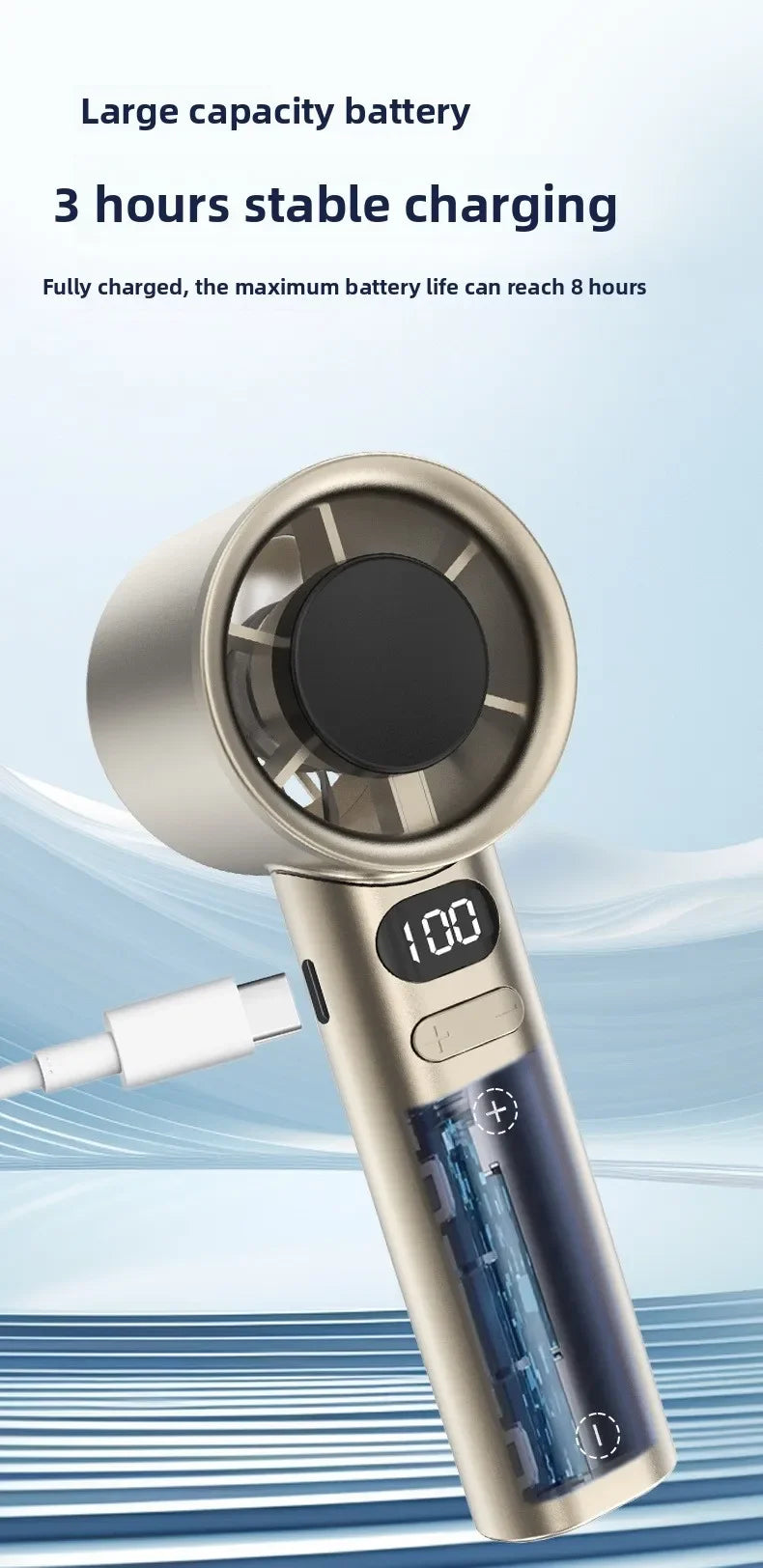 VIBESWAYY TurboBreeze™ Handheld Fan