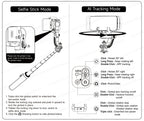 AITrack 360 Handheld Smartphone Gimbal Stabilizer