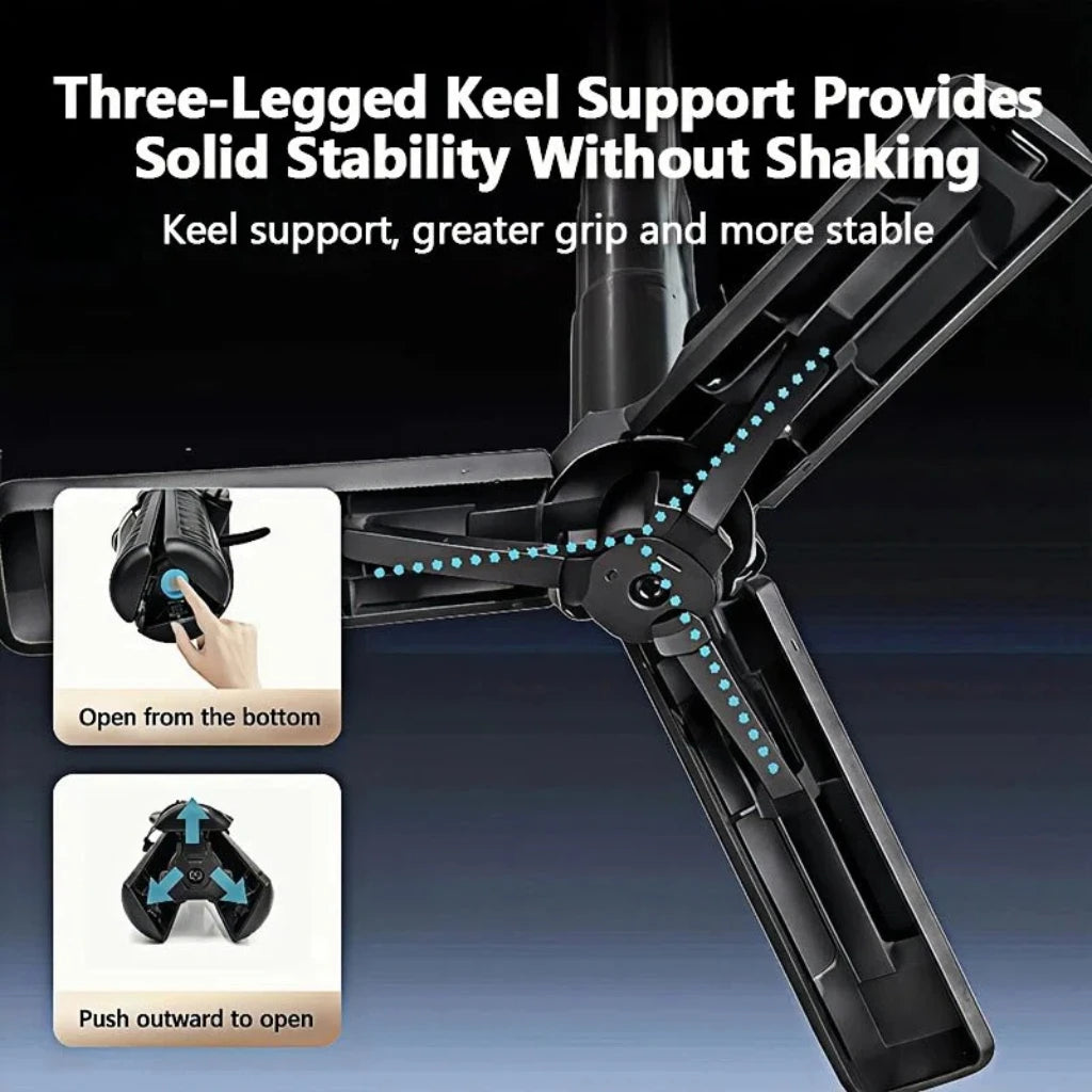 Magnetic Bluetooth Selfie Stick with Remote