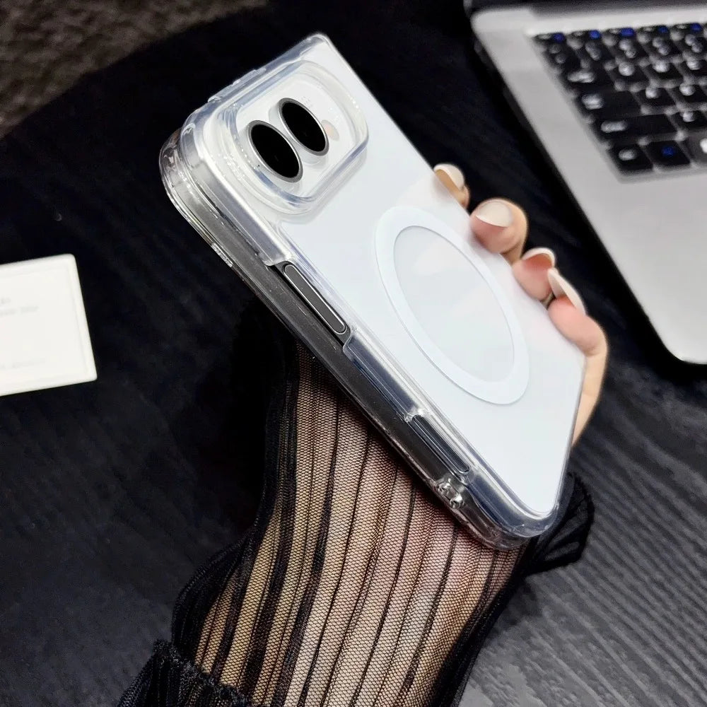 VIBESWAYY CrystalMag™ Clear iPhone Case