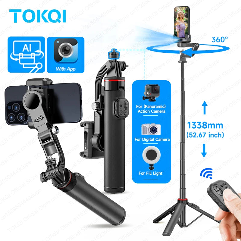 AITrack 360 Handheld Smartphone Gimbal Stabilizer