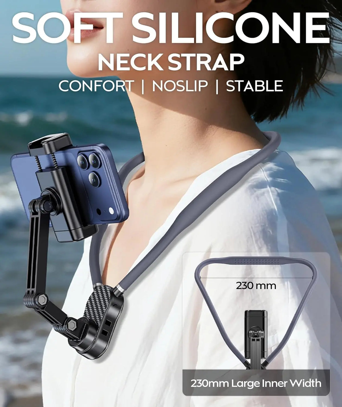 VIBESWAYY POVFlex™ Magnetic Neck Mount